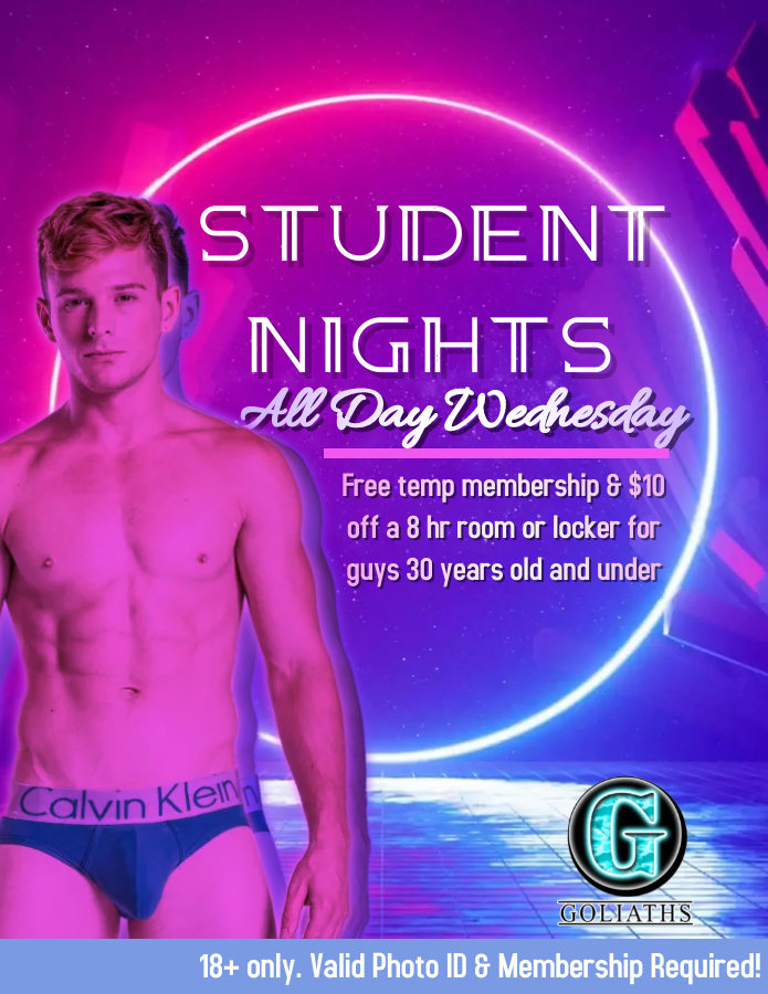 Student Night Wednesday